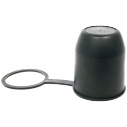 Carpoint trekhaakdop met ring zwart