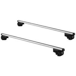 Twinny Load dakdragerset 124 cm aluminium zilver