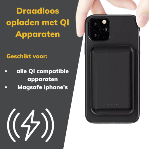 Magsafe 5.000 mAh powerbank wit - Afbeelding 6