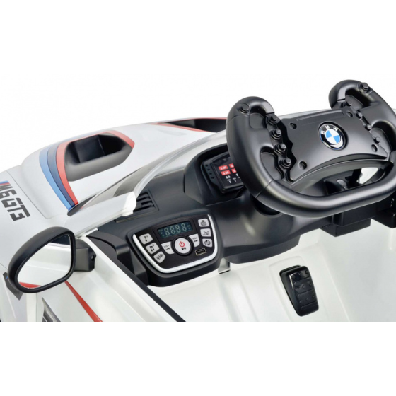 BMW elektrische kinderauto M6 GT3 12V wit