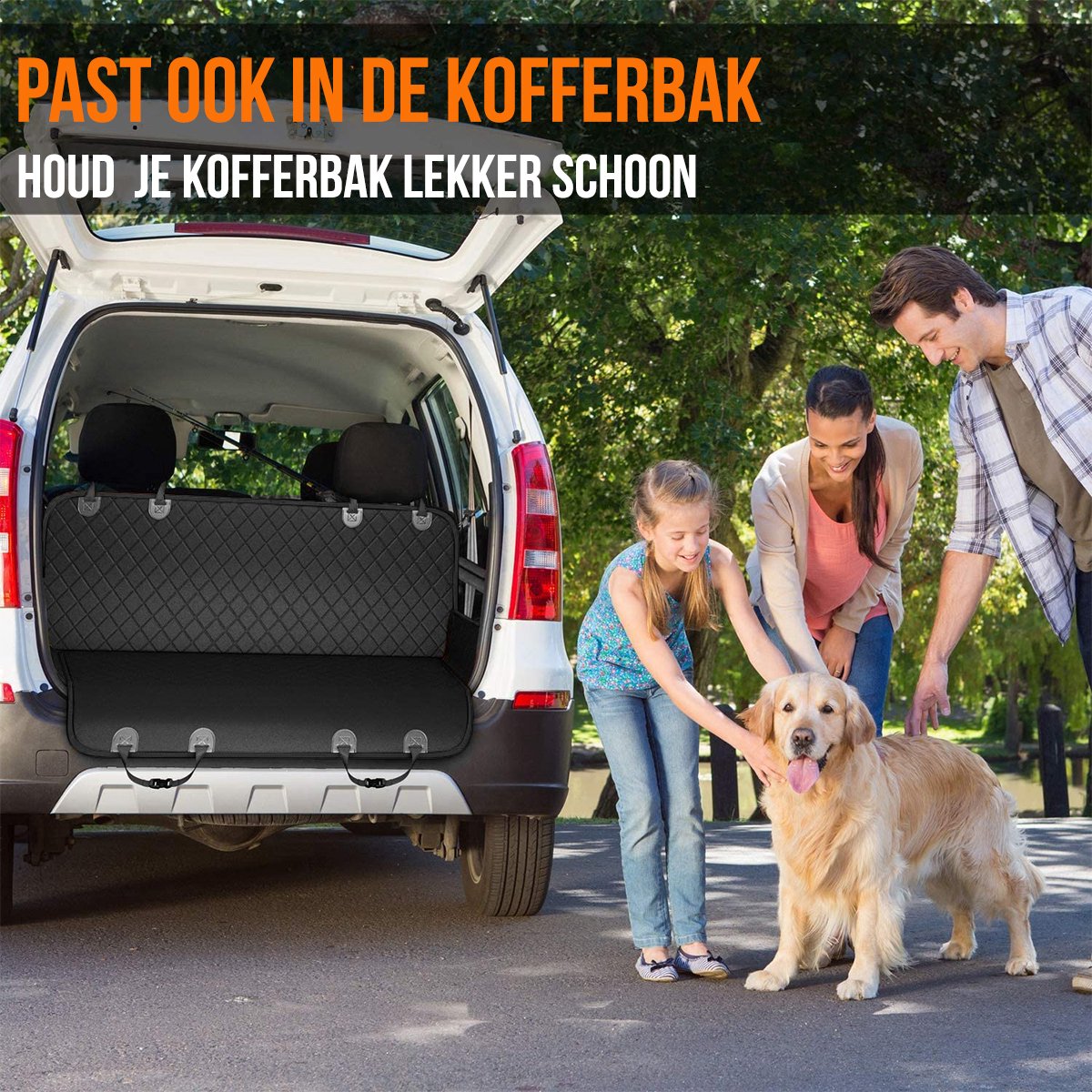 Strex Hondendeken Auto achterbank - hondendeken kofferbak - Afbeelding 8
