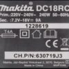 Makita acculader 18V