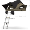 Daktent 2-persoons inclusief matras - Khaki daktent - Afbeelding 2